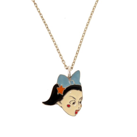 Christian Dior Dior Baby Queen Vintage Silver 925 Necklace...